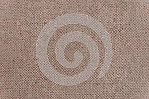 Burlap flax texture background in white color