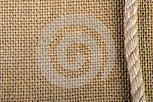 Burlap jute canvas vintage background