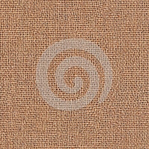 Burlap, natural fabric. Seamless square texture or background