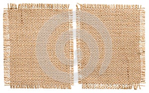 Burlap Sacking Cloth Pieces, Rustic Bagging Fabric Sack Patch