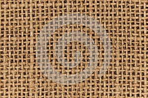 Burlap woven texture seamless. jute background close up macro