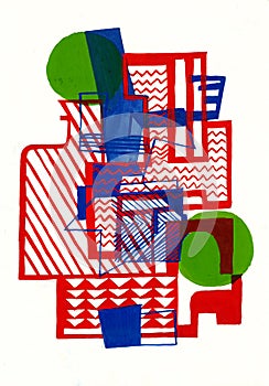 Burle Marx abstract composition