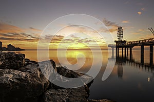 Burlington Pier Sunrise