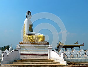 Burma Hilltop Buddha nr Namsaw