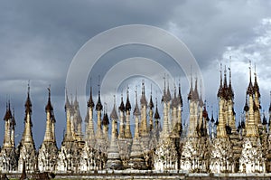 Burma / Indein pagodas