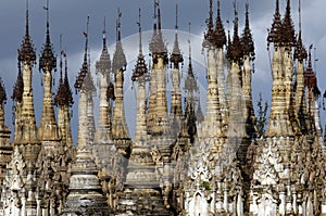 Burma / Indein pagodas