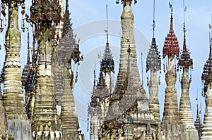 Burma / Indein pagodas