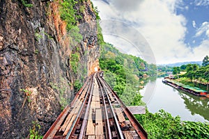 Burma-Siam Railway, Death Railway, Kanchanaburi, Thailand