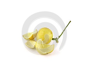 Burmese grapes isolated