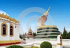 Burmese pagoda architecture at Baima Temple in Luoyang