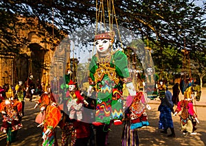 Burmese puppets