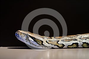 Burmese python,Python bivittatus,IUCN Red List Data Vulnerable ,