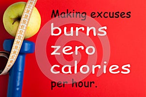 Burn Calories Concept