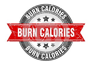 burn calories stamp