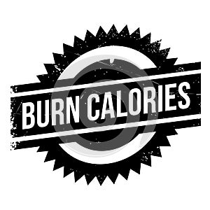 Burn calories stamp