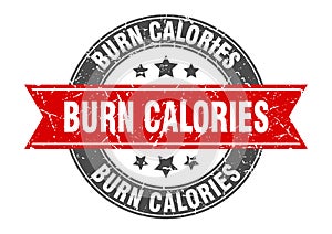 burn calories stamp