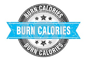 burn calories stamp