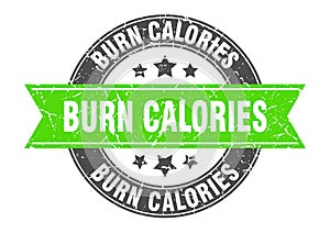 burn calories stamp