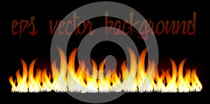 Burn flame fire background