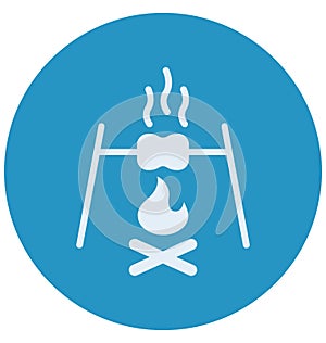 Print Burn Isolated Vector Icon which can easily modify or edit