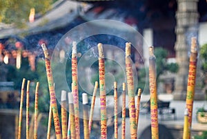 Burn joss-sticks