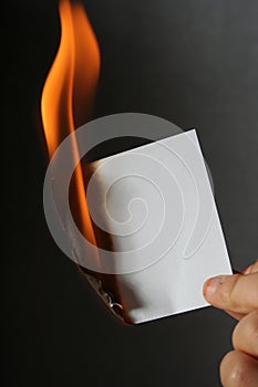 Burn paper