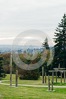 Burnaby Mountain Totem pole Vancouver, canada