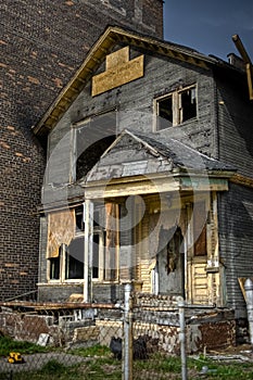 Burned Abandoned House