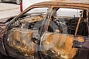 Burned Car