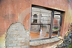 Burned down restaurant.