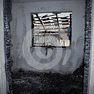 BURNED HOUSE: Room
