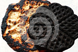 Burned pancake