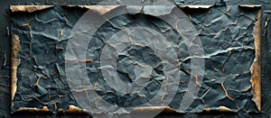 Burned Paper Piece on Wall