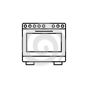 burner oven, cooking range, gas range & stove icon. Element of kitchen utensils icon for mobile concept and web apps. Detailed