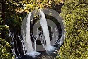 Burney Falls Located in Mcarthur Burney State Park, Burney, California