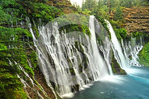 Burney Falls waterfall in California near Redding