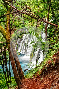 Burney Falls waterfall in California near Redding