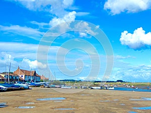 Burnham Overy Staithe harbour.