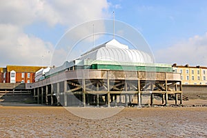 Burnham on Sea Pier, Somerset from the beach