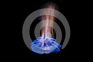 Burning CD blue flame