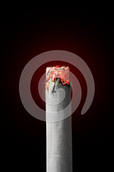 Burning cigarette