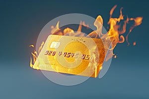 Burning credit card. Closed bank account, refusal of digital money. Inaccessible funds and assets. Bankruptcy, financial crisis,