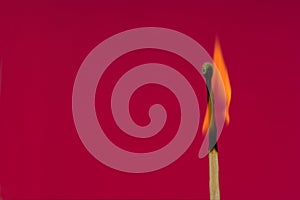 Burning Flame Matchstick