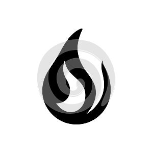 Burning fury flame icon