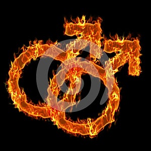 Burning Gay Symbol photo