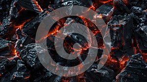 The Glowing Hot Coals.AI generated image
