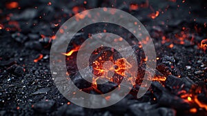The Burning Hot Embers.AI generated image