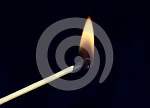 Burning match
