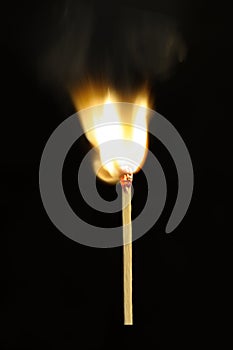 Burning match