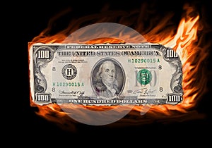 Bruciando soldi 